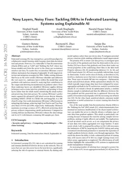 Nosy Layers, Noisy Fixes: Tackling DRAs in Federated Learning Systems using Explainable AI