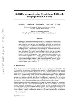 SubGCache: Accelerating Graph-based RAG with Subgraph-level KV Cache