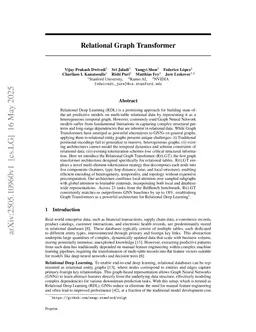 Relational Graph Transformer