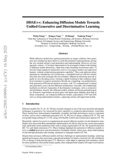 DDAE++: Enhancing Diffusion Models Towards Unified Generative and Discriminative Learning