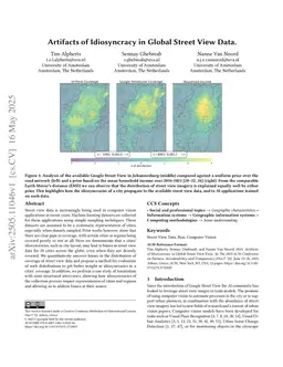 Artifacts of Idiosyncracy in Global Street View Data
