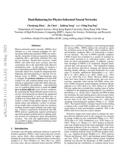 Dual-Balancing for Physics-Informed Neural Networks