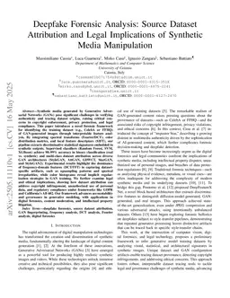 Deepfake Forensic Analysis: Source Dataset Attribution and Legal Implications of Synthetic Media Manipulation