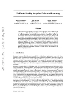 FedDuA: Doubly Adaptive Federated Learning