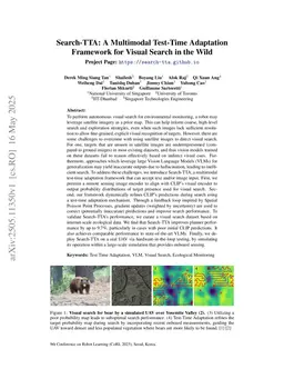 Search-TTA: A Multimodal Test-Time Adaptation Framework for Visual Search in the Wild