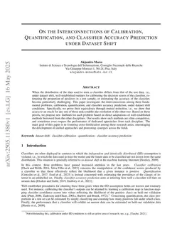 On the Interconnections of Calibration, Quantification, and Classifier Accuracy Prediction under Dataset Shift
