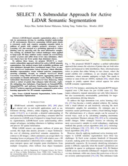 SELECT: A Submodular Approach for Active LiDAR Semantic Segmentation