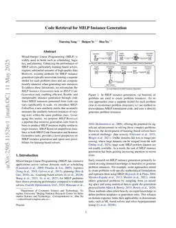 Code Retrieval for MILP Instance Generation