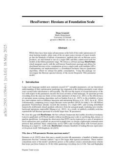 HessFormer: Hessians at Foundation Scale