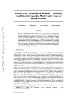 Humble your Overconfident Networks: Unlearning Overfitting via Sequential Monte Carlo Tempered Deep Ensembles