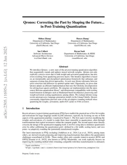 Qronos: Correcting the Past by Shaping the Future... in Post-Training Quantization