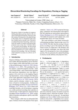 Hierarchical Bracketing Encodings for Dependency Parsing as Tagging