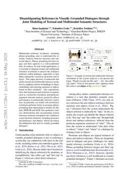 Disambiguating Reference in Visually Grounded Dialogues through Joint Modeling of Textual and Multimodal Semantic Structures