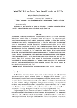 MedVKAN: Efficient Feature Extraction with Mamba and KAN for Medical Image Segmentation