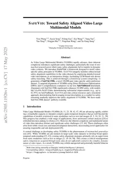 SafeVid: Toward Safety Aligned Video Large Multimodal Models