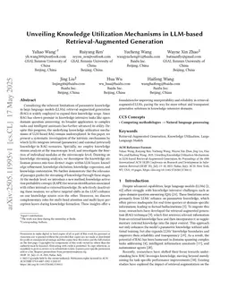 Unveiling Knowledge Utilization Mechanisms in LLM-based Retrieval-Augmented Generation