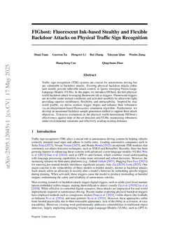 FIGhost: Fluorescent Ink-based Stealthy and Flexible Backdoor Attacks on Physical Traffic Sign Recognition