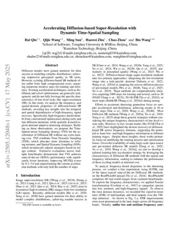 Accelerating Diffusion-based Super-Resolution with Dynamic Time-Spatial Sampling