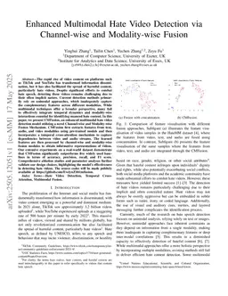 Enhanced Multimodal Hate Video Detection via Channel-wise and Modality-wise Fusion