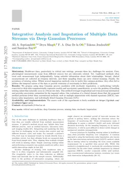 Integrative Analysis and Imputation of Multiple Data Streams via Deep Gaussian Processes