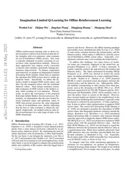 Imagination-Limited Q-Learning for Offline Reinforcement Learning