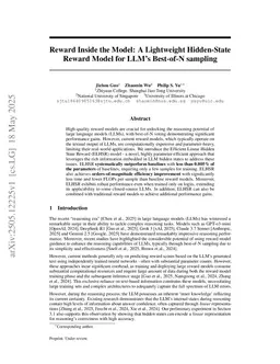 Mining Intrinsic Rewards from LLM Hidden States for Efficient Best-of-N Sampling