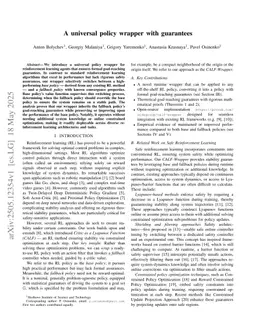 A universal policy wrapper with guarantees