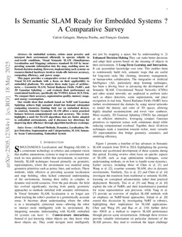 Is Semantic SLAM Ready for Embedded Systems ? A Comparative Survey