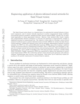 Engineering application of physics-informed neural networks for Saint-Venant torsion