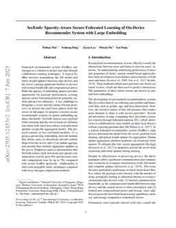 SecEmb: Sparsity-Aware Secure Federated Learning of On-Device Recommender System with Large Embedding