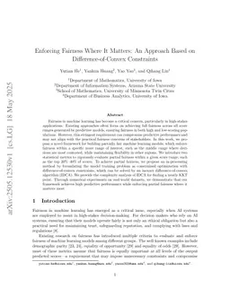 Enforcing Fair Predicted Scores on Intervals of Percentiles by Difference-of-Convex Constraints