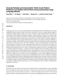 Towards Reliable and Interpretable Traffic Crash Pattern Prediction and Safety Interventions Using Customized Large Language Models