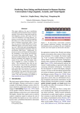 Predicting Turn-Taking and Backchannel in Human-Machine Conversations Using Linguistic, Acoustic, and Visual Signals