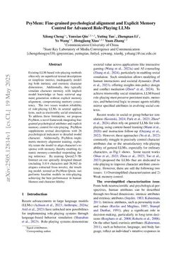 PsyMem: Fine-grained psychological alignment and Explicit Memory Control for Advanced Role-Playing LLMs
