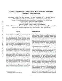 Dynamic Graph Induced Contour-aware Heat Conduction Network for Event-based Object Detection