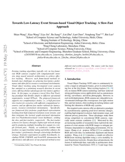 Towards Low-Latency Event Stream-based Visual Object Tracking: A Slow-Fast Approach