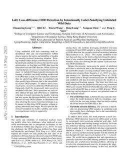 LoD: Loss-difference OOD Detection by Intentionally Label-Noisifying Unlabeled Wild Data