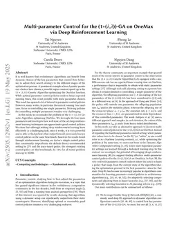 Multi-parameter Control for the $(1+(λ,λ))$-GA on OneMax via Deep Reinforcement Learning