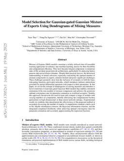Model Selection for Gaussian-gated Gaussian Mixture of Experts Using Dendrograms of Mixing Measures