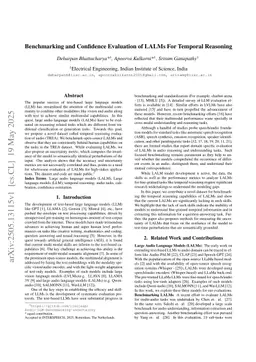 Benchmarking and Confidence Evaluation of LALMs For Temporal Reasoning