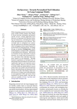 ToolSpectrum : Towards Personalized Tool Utilization for Large Language Models