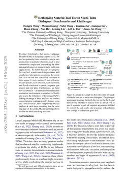 Rethinking Stateful Tool Use in Multi-Turn Dialogues: Benchmarks and Challenges