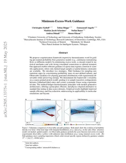Minimum-Excess-Work Guidance