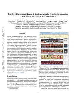 FinePhys: Fine-grained Human Action Generation by Explicitly Incorporating Physical Laws for Effective Skeletal Guidance