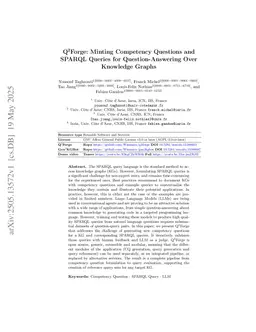 Q${}^2$Forge: Minting Competency Questions and SPARQL Queries for Question-Answering Over Knowledge Graphs
