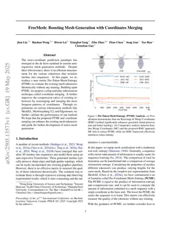 FreeMesh: Boosting Mesh Generation with Coordinates Merging