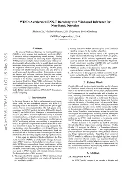 WIND: Accelerated RNN-T Decoding with Windowed Inference for Non-blank Detection