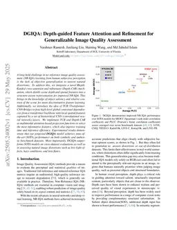 DGIQA: Depth-guided Feature Attention and Refinement for Generalizable Image Quality Assessment