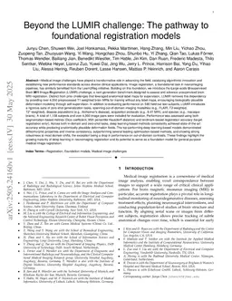 Beyond the LUMIR challenge: The pathway to foundational registration models