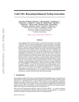 QiMeng-CodeV-R1: Reasoning-Enhanced Verilog Generation